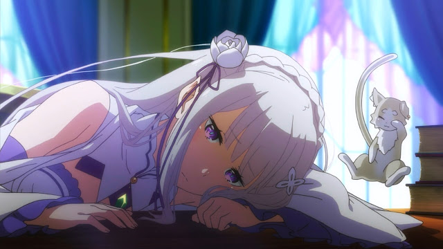 Emilia, Re;Zero Kara Hajimeru Seikai Seikatsu, Personajes de anime