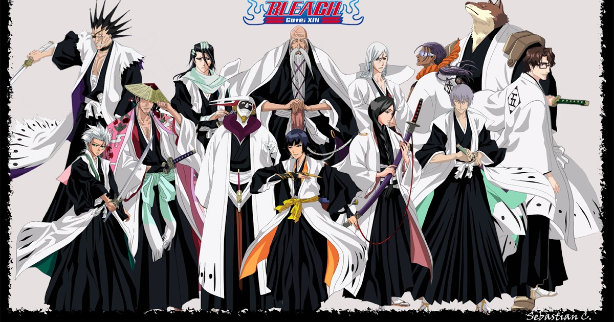 Gotei 13, Bleach, equipos anime
