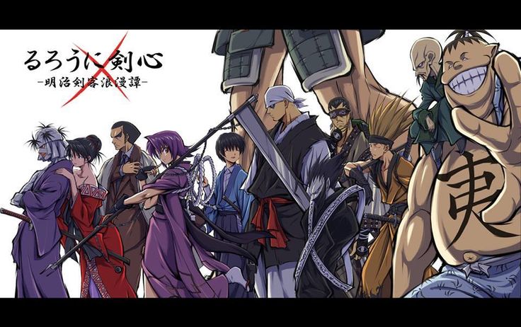 equipos anime, Samurai x, Juppongatana