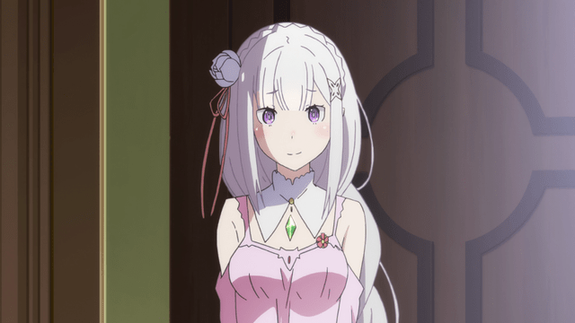 Emilia, Re;Zero Kara Hajimeru Seikai Seikatsu, Personajes de anime
