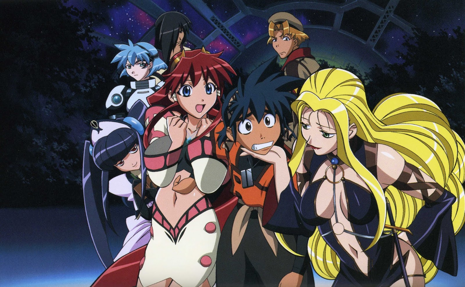 animes donde los hombres escasean, Vandread