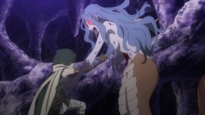 La entrada al segundo episodio nos presenta un escenario de contrabando de monstruos a través de la Familia Ikelos. De inmediato, el líder del equipo de aventureros ordena la búsqueda de aquellos que hayan estado vinculados al monstruo que habla que antes perseguía en los pisos laberinticos del Dungeon.