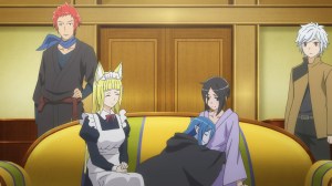 La entrada al segundo episodio nos presenta un escenario de contrabando de monstruos a través de la Familia Ikelos. De inmediato, el líder del equipo de aventureros ordena la búsqueda de aquellos que hayan estado vinculados al monstruo que habla que antes perseguía en los pisos laberinticos del Dungeon.