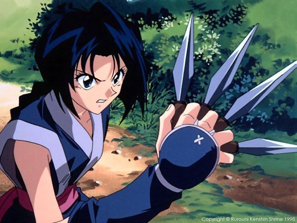 Misao Makimachi, Rurouni Kenshin, Samurai x, Makimachi Misao (巻町 操), weasel girl, kunoichi anime