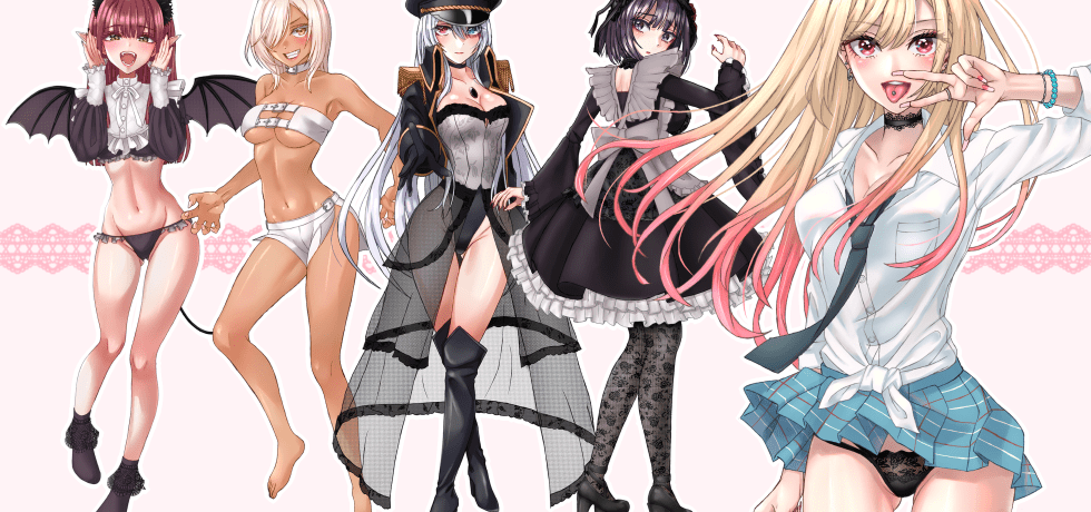 waifus de anime sexys en cosplay