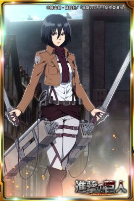 nalgas del anime, Mikasa Ackerman, Shingeki no Kyojin