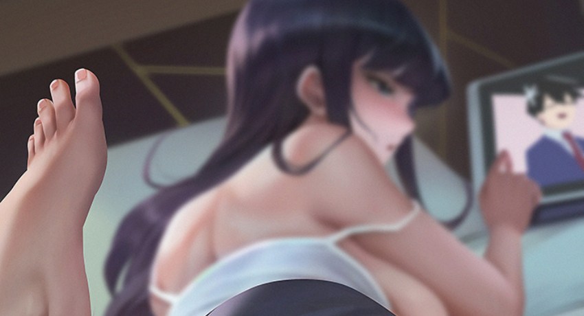 Escenas de pies más bonitos de las Waifus