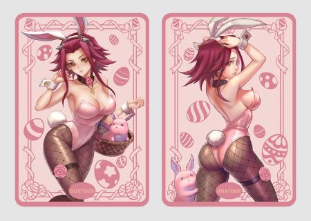 chicas de anime en trajes de conejita