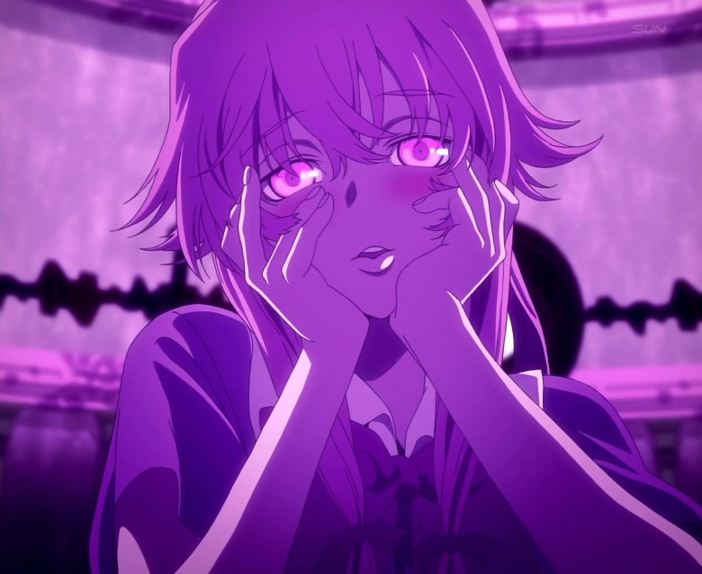 Bellezas sádicas mas destacadas del anime, Yuno Gasai, Mirai Nikki