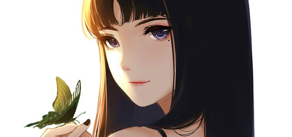 chicas anime de piel fina