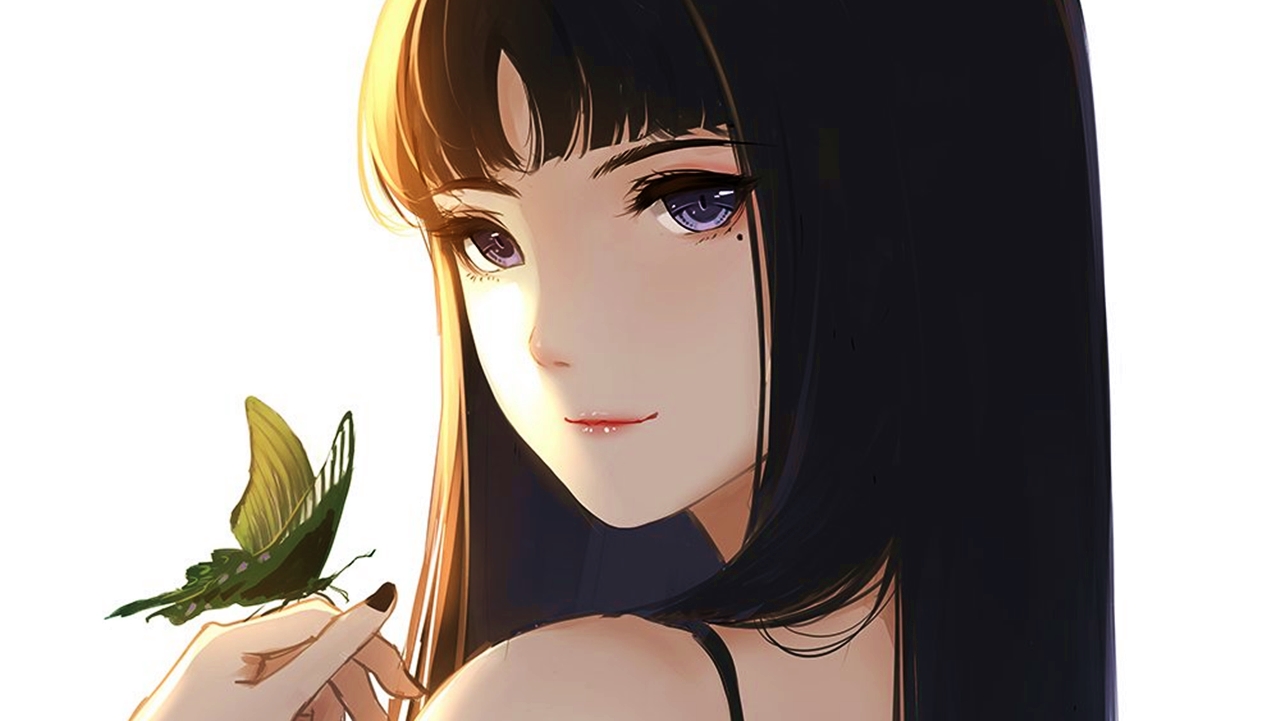 chicas anime de piel fina