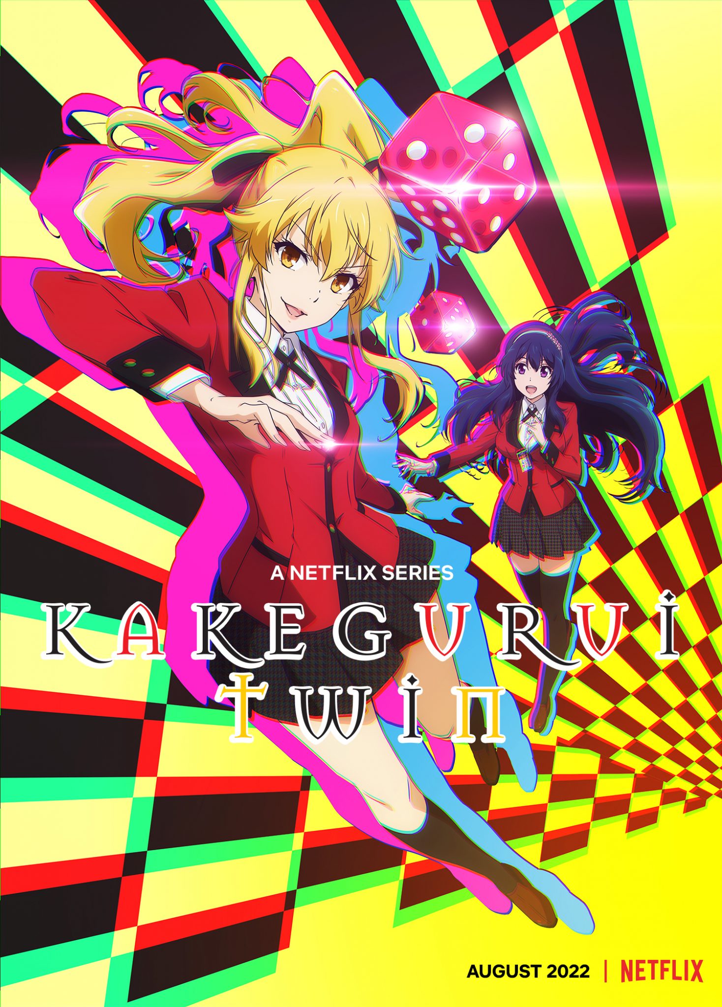 Kakegurui Twin, Kakegurui, Netflix, Gambling School Twin