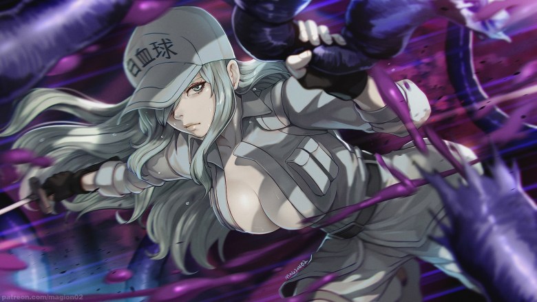 Hakkekyuu U-1196, Hataraku Saibou Black, Hakkekyuu, U-1196, Waifus, はたらく細胞BLACK