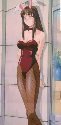 chicas de anime en trajes de conejita