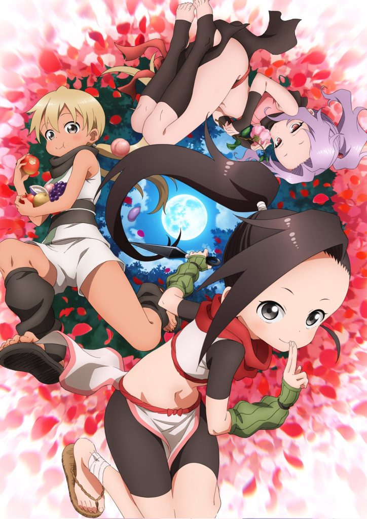 El anime Kunoichi Tsubaki, Kunoichi Tsubaki no Mune no Uchi, Shogakukan, Sazanka, Asagao, くノ一ツバキの胸の内, くノ一ツバキ, Tsubaki Kunoichi, Asagao, Sazanka, サザンカ, アサガオ