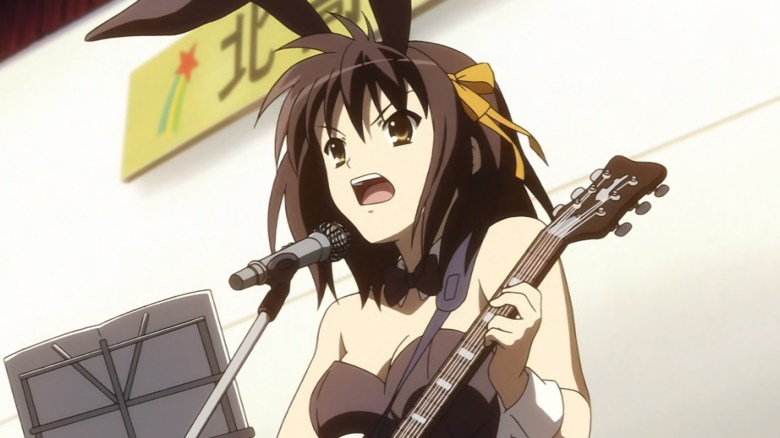 chicas de anime en trajes de conejita