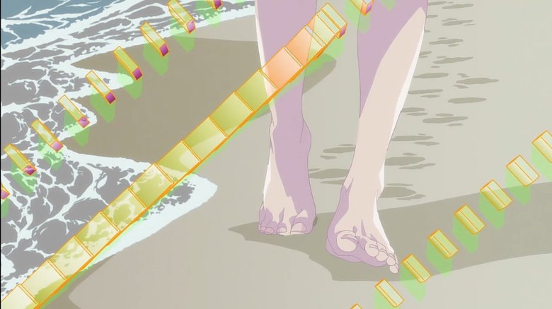 Escenas de pies más bonitos de las Waifus, Fluorite Eye's Song, Diva, Vivy