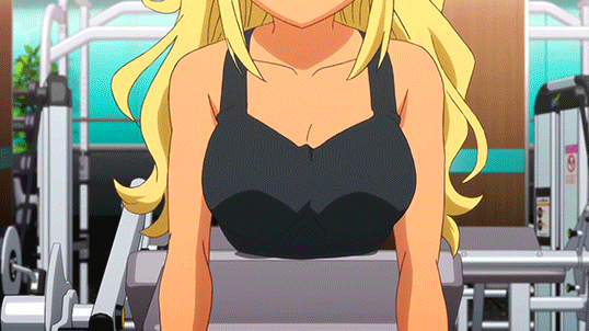 Sakura Hibiki, Dumbbell Nan Kilo Moteru?, How Heavy are the Dumbbells You Lift?, Waifus de tez Bronceada más Sexys