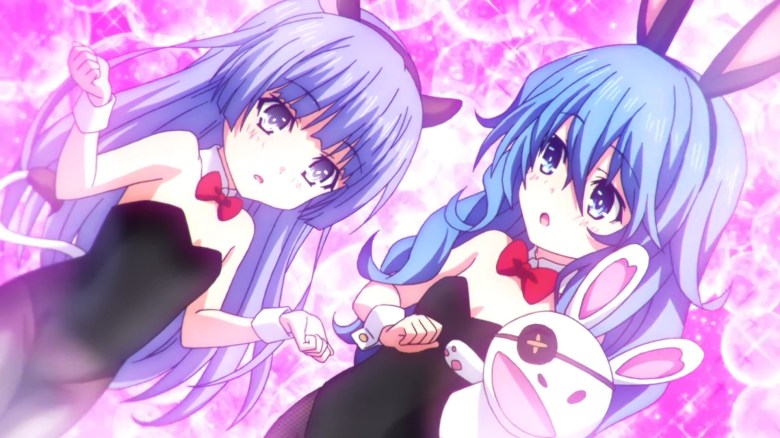 chicas de anime en trajes de conejita