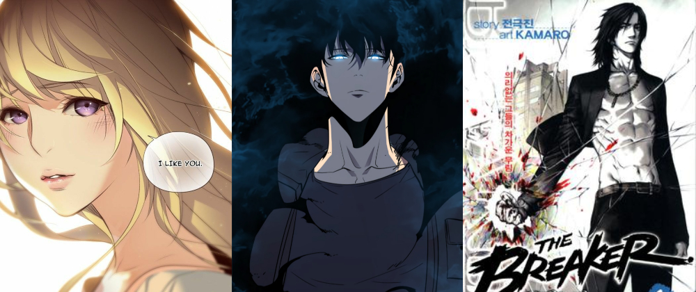 manhwas, mangas coreanos, Solo Levelin, The Breaker, Girls of the Wild's