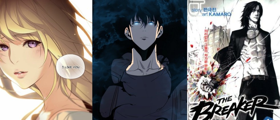 manhwas, mangas coreanos, Solo Levelin, The Breaker, Girls of the Wild's