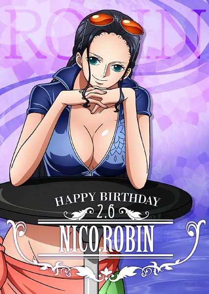 Nico Robin, One Piece, Waifus de tez Bronceada más Sexys, ワンピース