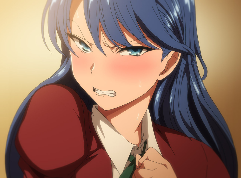 KJOmizuki, blue hair, blue eyes, long hair, parted bangs, asymmetrical bang, Mizuki Miyama (Yumemiru Otome) | [Illustrious]