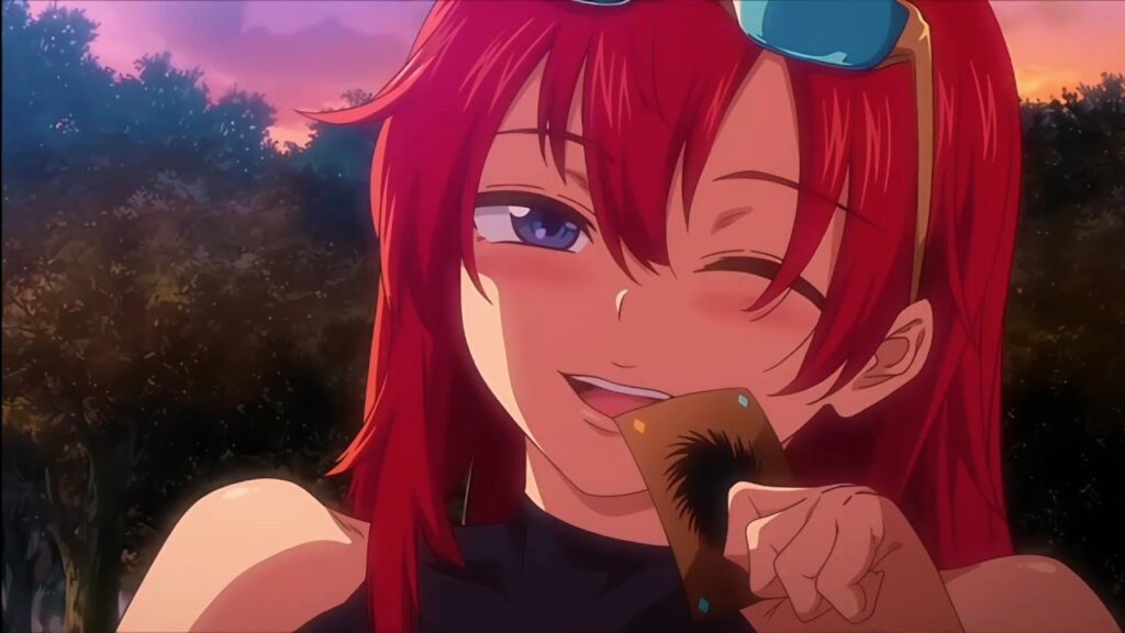 Woman, red hair, purple eyes, large breasts, bangs, Kirill, Shounen ga Otona ni Natta Natsu