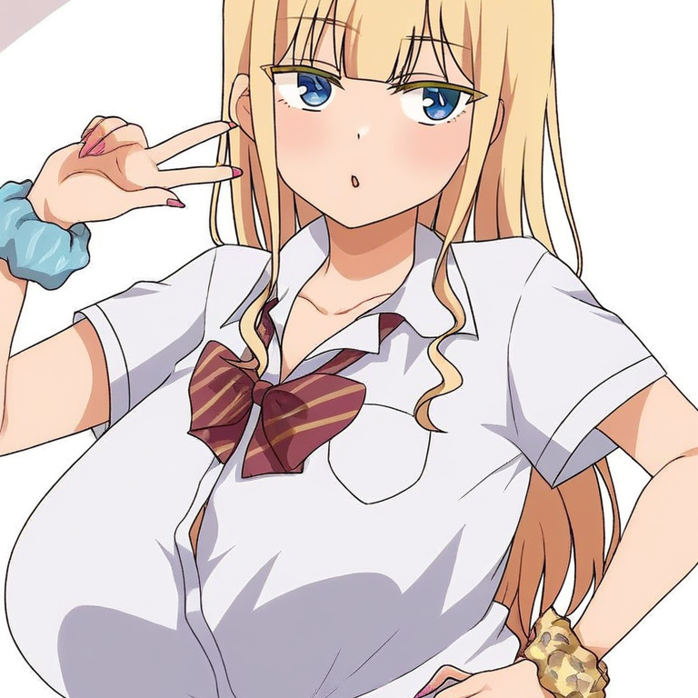 Alice (Choro Mesu Days ちょろ・めす・でいず), AliceChoroMesuDays:LoRA, anime girl, blonde hair, long hair, blue eyes, gigantic breasts, nsfw, anime-h