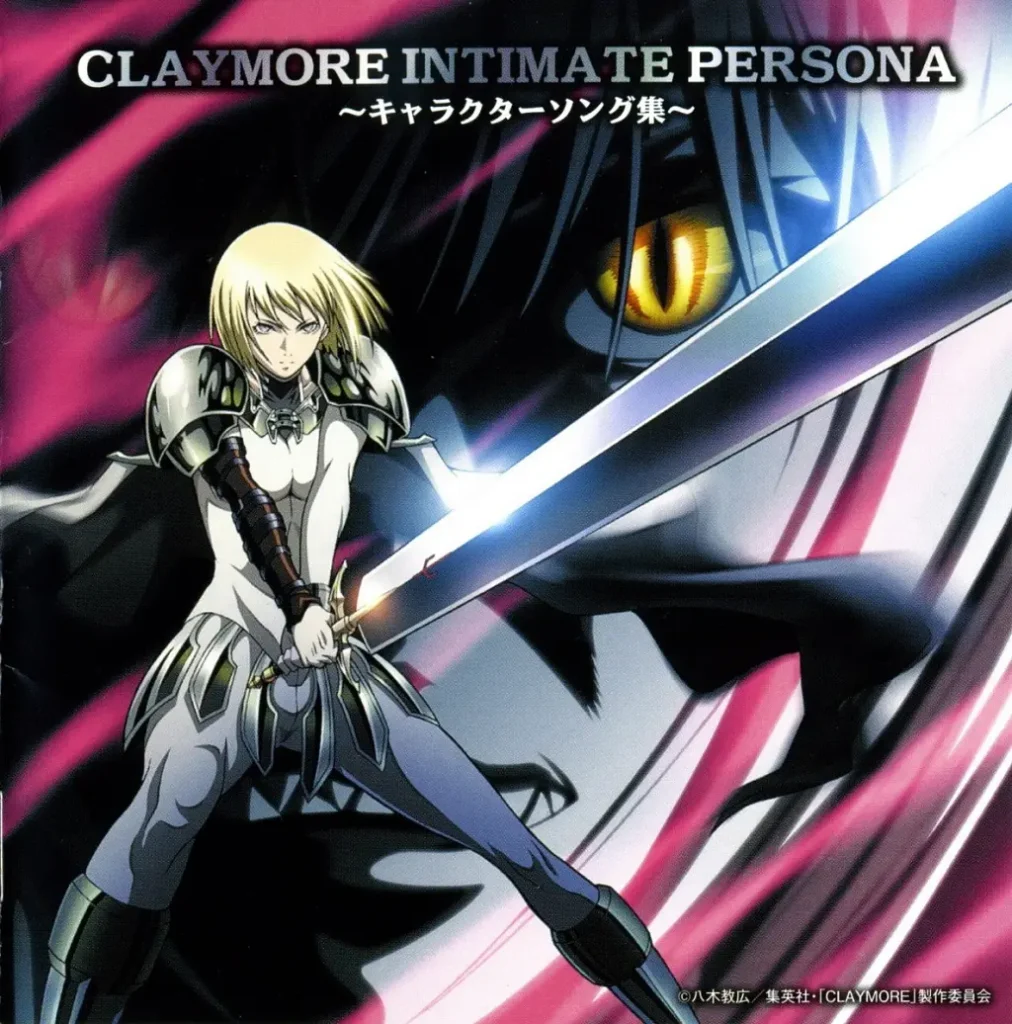 Waifus con Diseños de Combate más Sexys, Clare "Claire" (クレア) - Claymore (クレイモア) - COMMISSION, claire, short hair, blonde hair, grey eyes, bob cut, pale skin, white skin, ringed eyes,