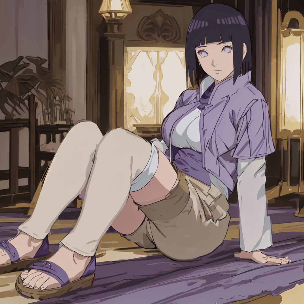 Hinata, MILF, massive boobs, big ass, boruto outfit, Waifus con una Belleza Elegante
