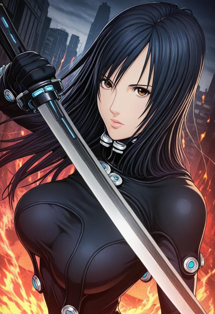 Reika Shimohira (Gantz) Illustrious, shimohira reika, r3ika