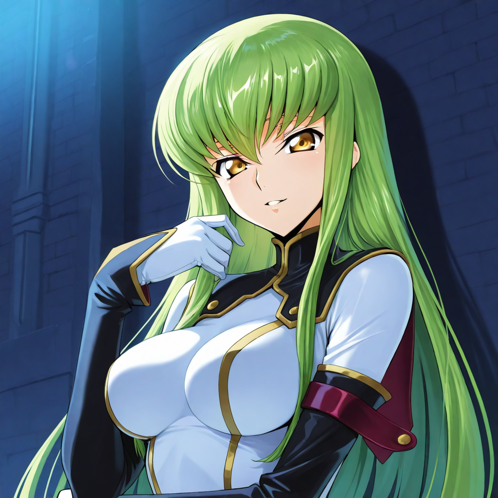 C.C - Code Geass - IllustriousXL, ojos más cautivadores del anime